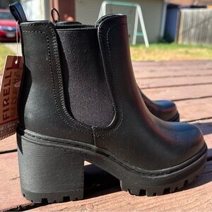 SHEIN faux leather boots New With Tag